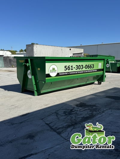 20 yard roll-off dumpster rental in Palm Beach County
