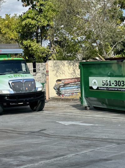 Commercial dumpster rentals in Palm Beach County FL for construction, renovation, retail, office, warehouse, and commercial cleanup projects.